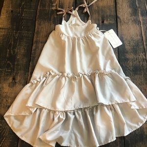 Sweet Cottontail Hi Low ruffle dress